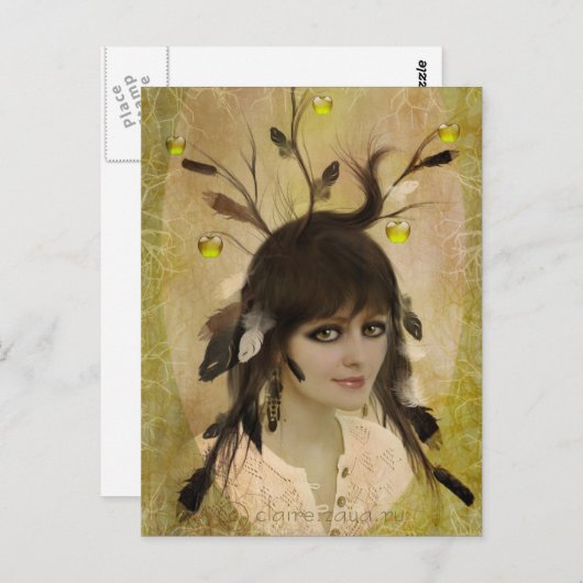 Dief van appels briefkaart (Voorkant / Achterkant)