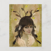 Dief van appels briefkaart (Voorkant)