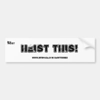 Diefstal Dit! Bumpersticker - Aangepast