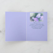 Diefste sympathie Help bij moeilijke vlinder C Kaart (Binnen)