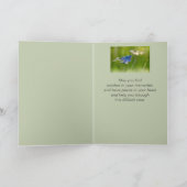 Diefste sympathie Help bij moeilijke vlinder C Kaart (Binnen)