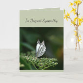Diefste sympathie Help bij moeilijke vlinder Kaart (Gele Bloem)