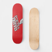 Dieften en dieven "De naam" Rood Persoonlijk Skateboard (Voorkant)