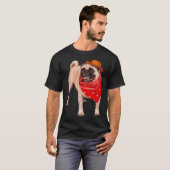 Diego de Pug - Sheriff Kostuum - Spooky Time Coll T-shirt (Voorkant volledig)