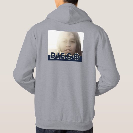 DIEGO in SF. mannen Hoodie (Achterkant)