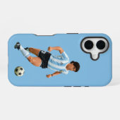 Diego Maradona - Argentinië iPhone 16 Hoesje (Achterkant horizontaal)
