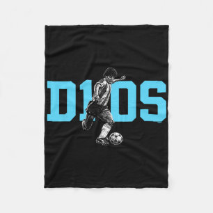Diego Maradona D10s La Mano De Dios Retro Voetbal Fleece Deken