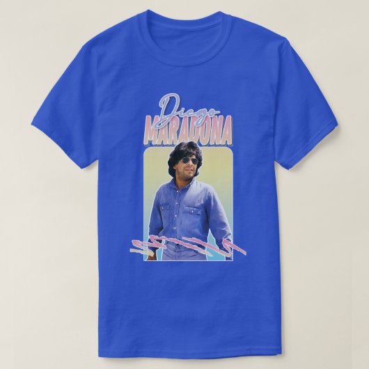 Diego Maradona Retro 90s Esthetisch 1 T-shirt (Design voorkant)