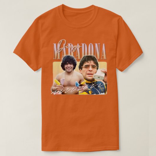 Diego Maradona Retro 90s esthetisch T-shirt (Design voorkant)