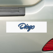 Diego Name blue Aufkleber Sticker Autoaufkleber (Op auto)