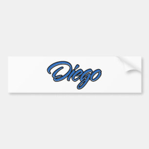 Diego Name blue Aufkleber Sticker Autoaufkleber