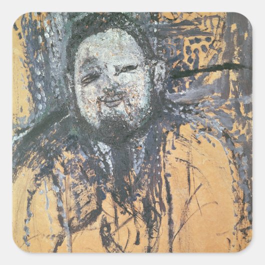 Diego Rivera 1916 Vierkante Sticker (Voorkant)