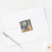 Diego Rivera 1916 Vierkante Sticker (Envelop)