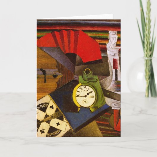 Diego Rivera, De Wekker, Kaart (Voorkant)