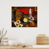 Diego Rivera, De Wekker, Poster (Keuken)