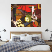 Diego Rivera De Wekker Surrealisme Kunst Canvas Afdruk (Insitu (Slaapkamer))