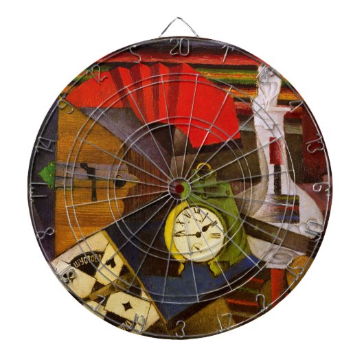 Diego Rivera De Wekker Surrealisme Kunst Dartbord (Voorkant)