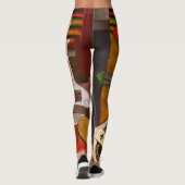 Diego Rivera De Wekker Surrealisme Kunst Leggings (Achterkant)