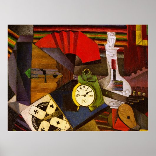 Diego Rivera De Wekker Surrealisme Kunst Poster (Voorkant)