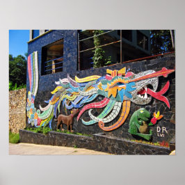 Diego Rivera House of Winds Quetzalcoatl Poster