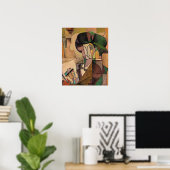 Diego Rivera, Jongeman met een vulpen, Poster (Thuiskantoor)