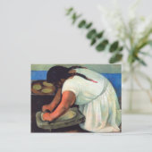 Diego Rivera - La Molendera, 1923 Briefkaart (Staand voorkant)