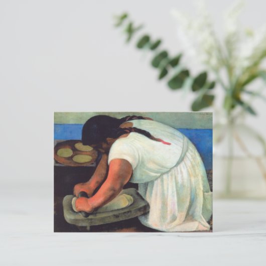 Diego Rivera - La Molendera, 1923 Briefkaart (Staand voorkant)