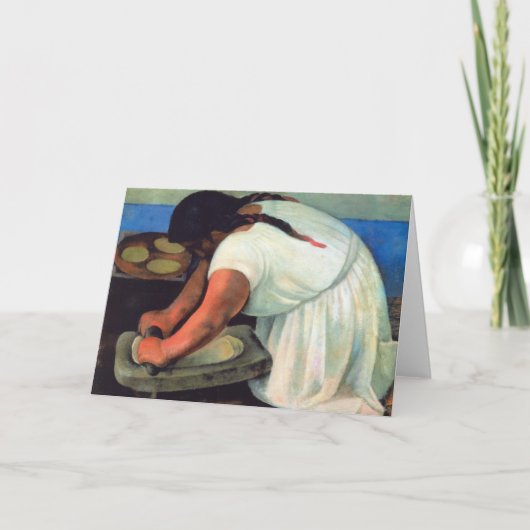 Diego Rivera - La Molendera, 1923 Kaart (Voorkant)