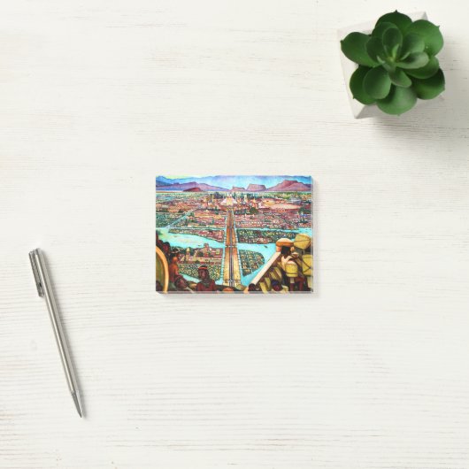 Diego Rivera Tenochtitlan Mural Post-it® Notes (Kantoor)