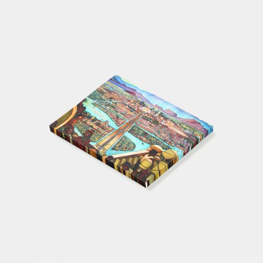 Diego Rivera Tenochtitlan Mural Post-it® Notes (Schuin)
