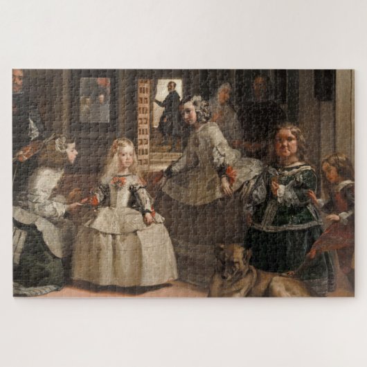 Diego Rodríguez de Silva Velázquez, Las Meninas Legpuzzel (Horizontaal)