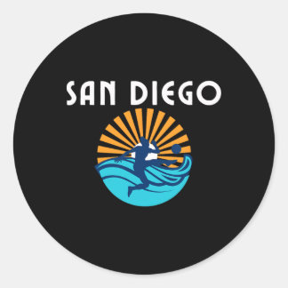 Diego San Voetbalfan Support Stadion Laat Je Trots Ronde Sticker