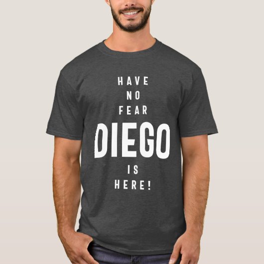 Diego Specialized Name Birthday Gift T-shirt (Voorkant)