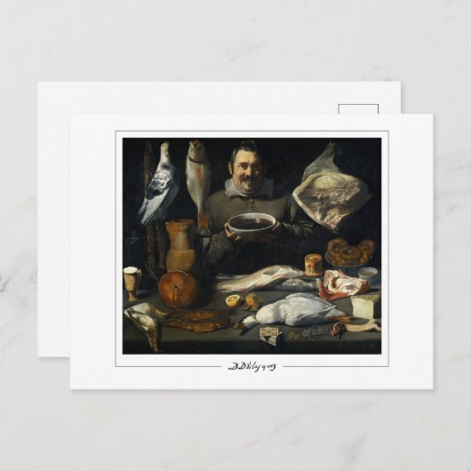 Diego Velázquez #100 - Kunst Briefkaart (Voorkant / Achterkant)