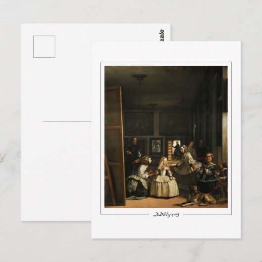Diego Velázquez #148 - Kunst Briefkaart (Voorkant / Achterkant)