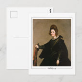 Diego Velázquez #1 - Kunstkaart Briefkaart (Voorkant / Achterkant)