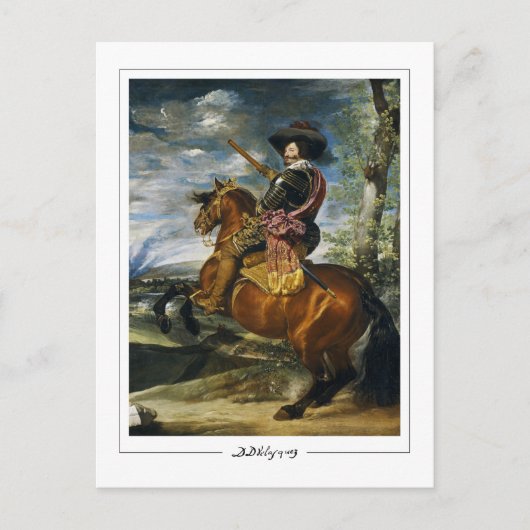 Diego Velázquez #52 - Kunstmatig Briefkaart (Voorkant)