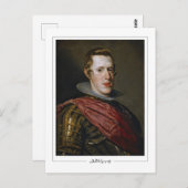 Diego Velázquez #68 - Kunstmatig Briefkaart (Voorkant / Achterkant)