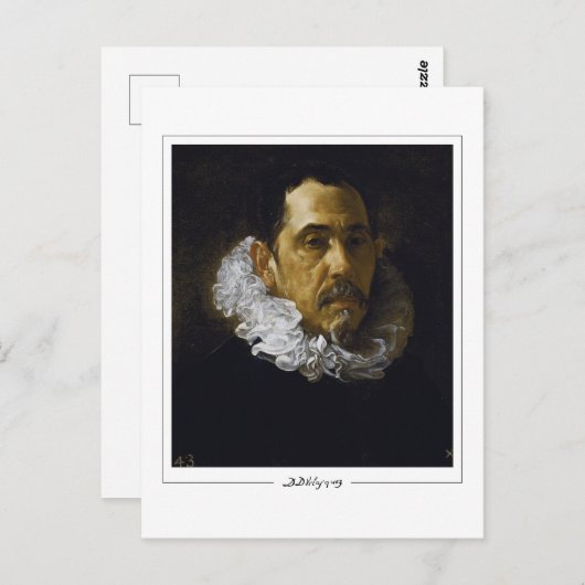 Diego Velázquez #73 - Kunstmatig Briefkaart (Voorkant / Achterkant)