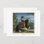 Diego Velázquez #91 - Kunstmatig Briefkaart (Voorkant / Achterkant)