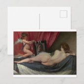 Diego Velázquez - de Toilet van Venus Feestdagenkaart (Voorkant / Achterkant)