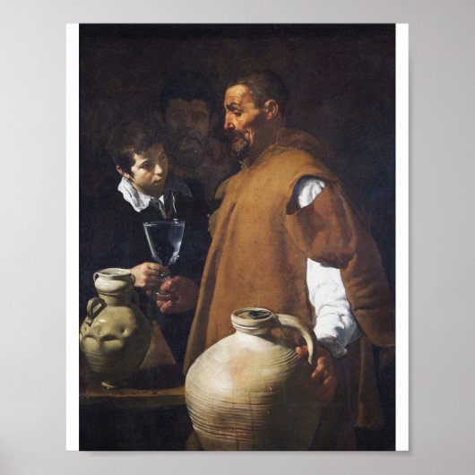 Diego Velazquez - El Aguador de Sevilla Poster (Voorkant)