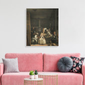 Diego Velazquez Las Meninas Canvas Afdruk (Insitu (Woonkamer))