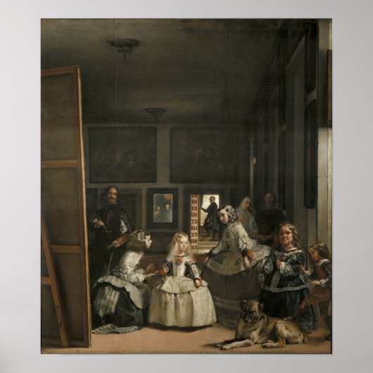 Diego Velazquez Las Meninas Poster (Voorkant)