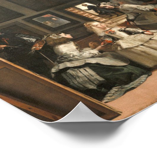 Diego Velazquez - Las Meninas Poster (Hoek)