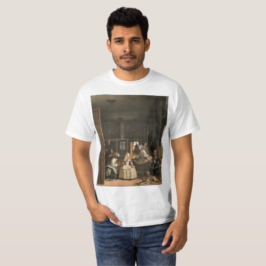 Diego Velazquez - Las Meninas T-shirt (Voorkant volledig)