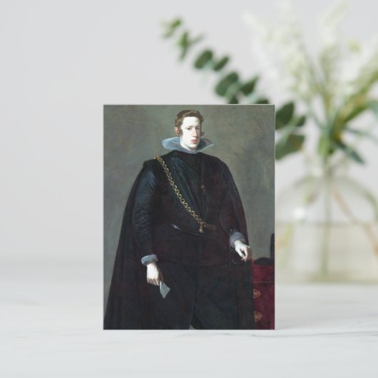 Diego Velázquez Philip IV, koning van Spanje Briefkaart (Staand voorkant)