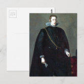 Diego Velázquez Philip IV, koning van Spanje Briefkaart (Voorkant / Achterkant)