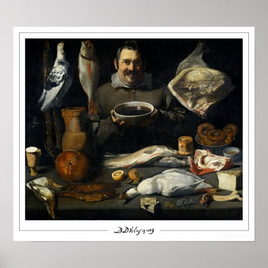 Diego Velázquez Zedign Art Poster #100 (Voorkant)