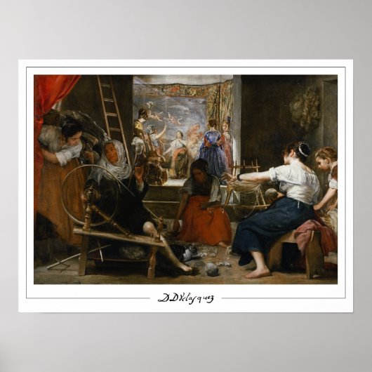 Diego Velázquez Zedign Art Poster #59 (Voorkant)